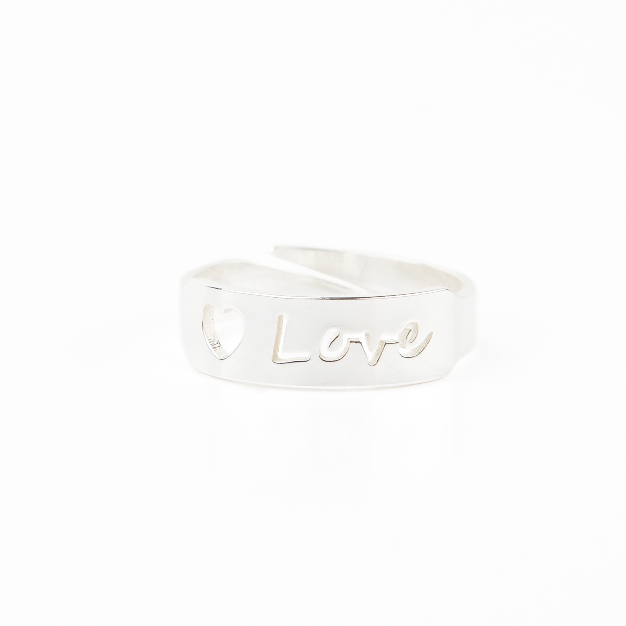 ANILLO  PLATA LOVE