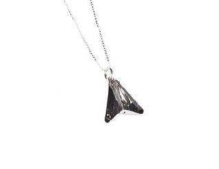 COLGANTE  ARROW CRISTAL SWAROVSKI SILVER NICHT 16mm