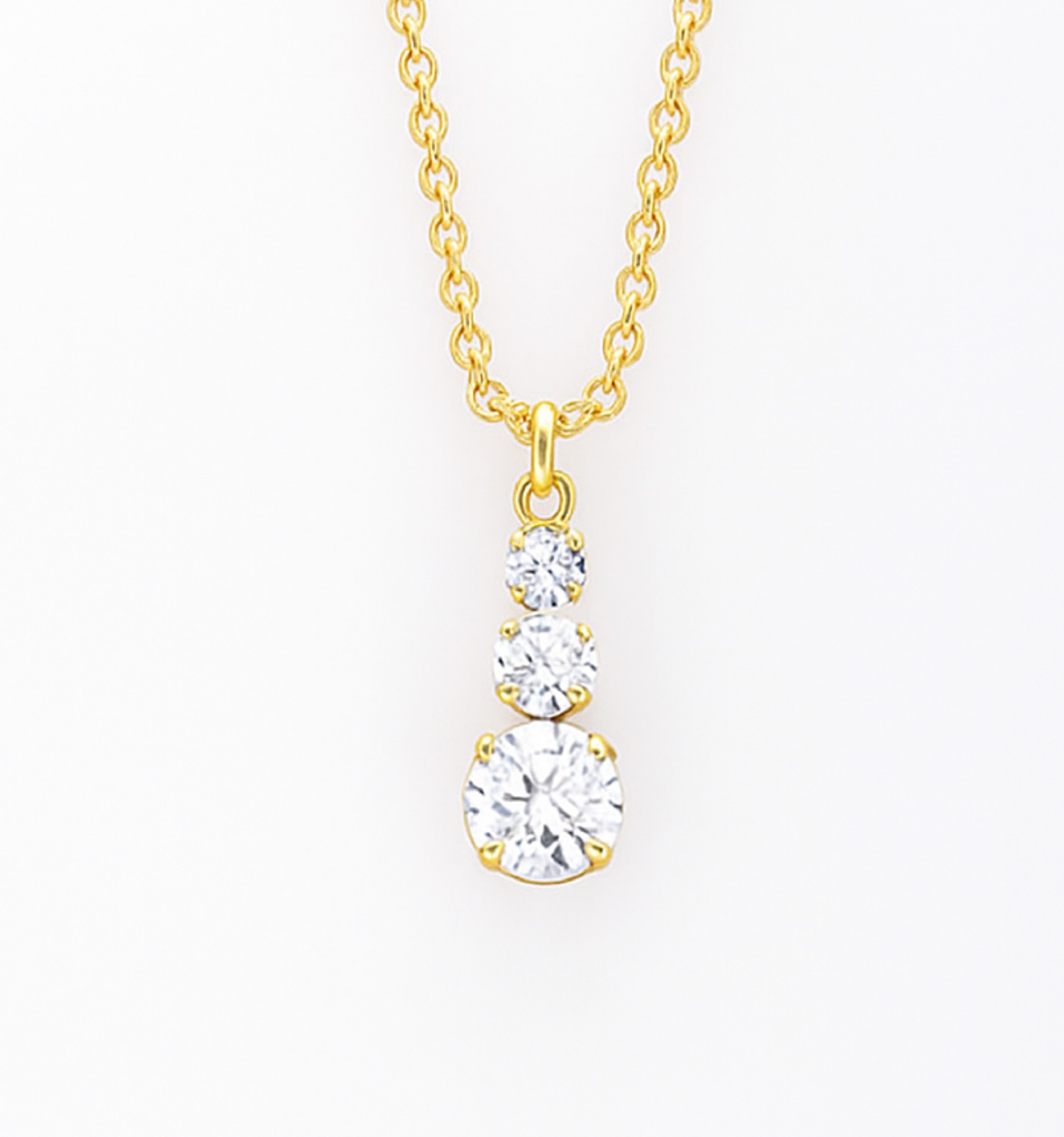 COLGANTE FINIS DORADO CRISTAL SWAROVSKI 33mm COLGANTE FINIS DORADO CRISTAL SWAROVSKI 33mm