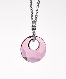 COLGANTE SWAROVSKI VICTORY ANTIQPINK 28mm