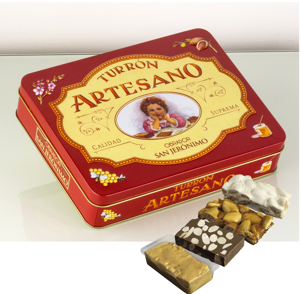 LATA TURRÓN ARTESANO SURTIDO 400 g.