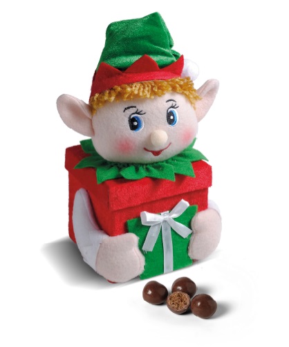 MUÑECO ELFO,  CON BOLAS CEREAL CHOCO 150 gr.