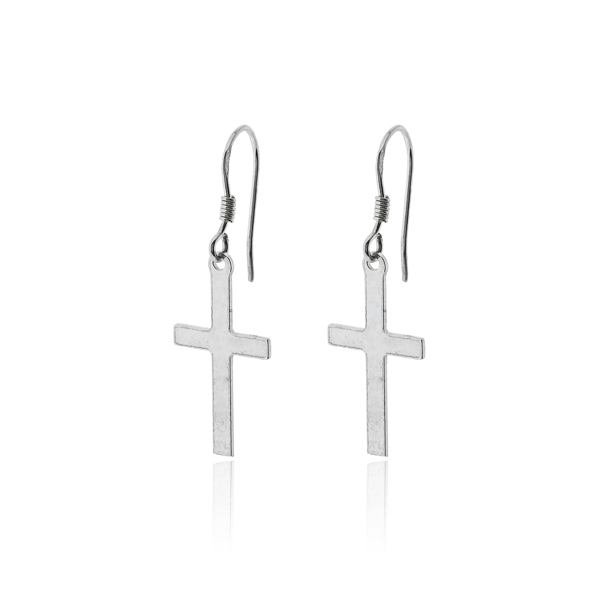 PENDIENTES GANCHO CRUZ 20 mm