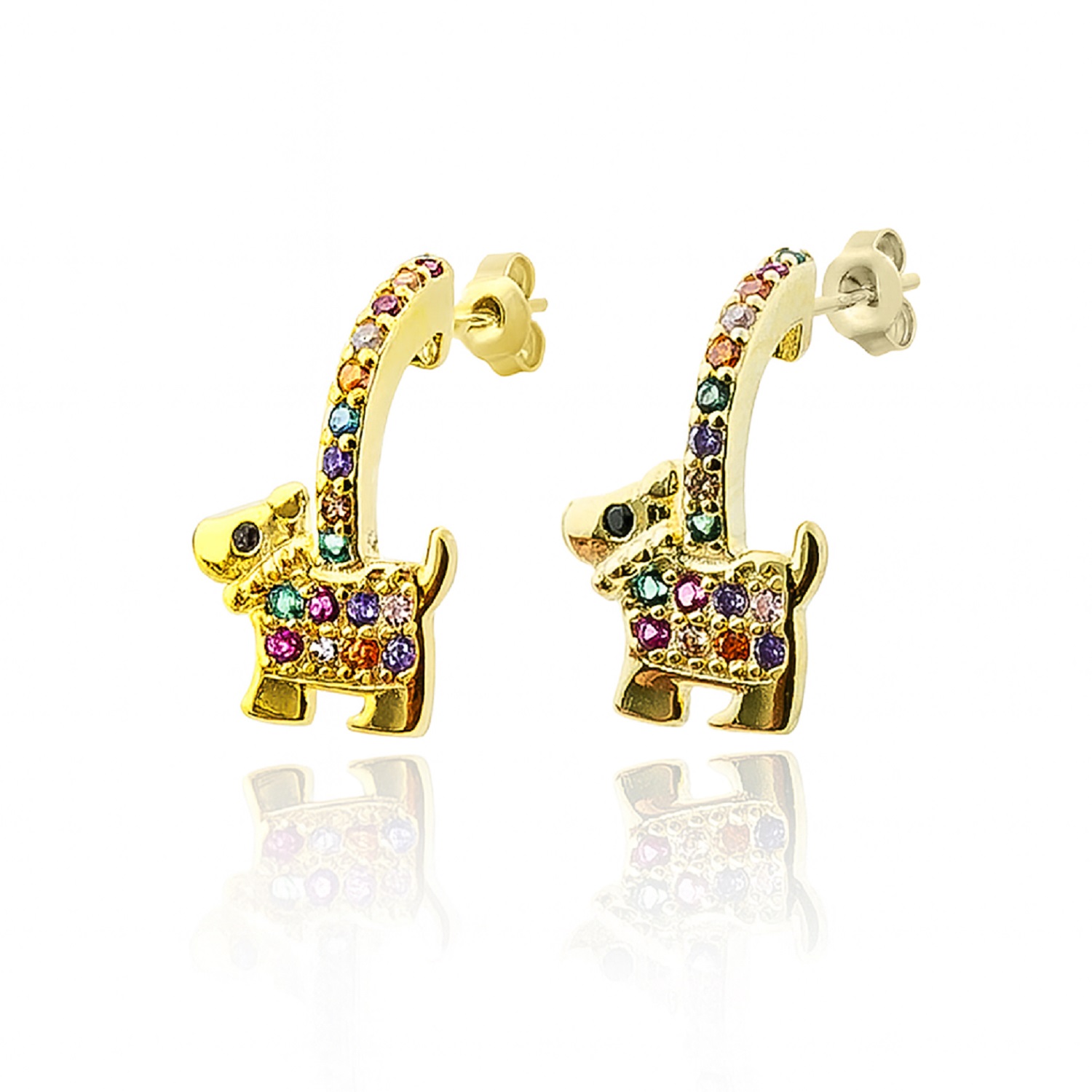 PENDIENTES KURI DORADOS