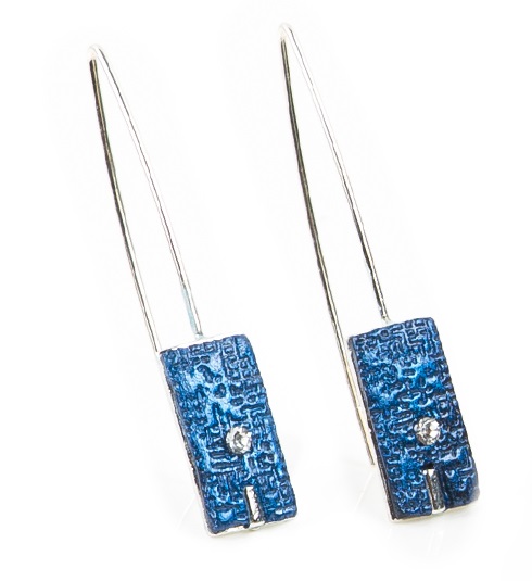 PENDIENTES LARGOS TANGO BLUE