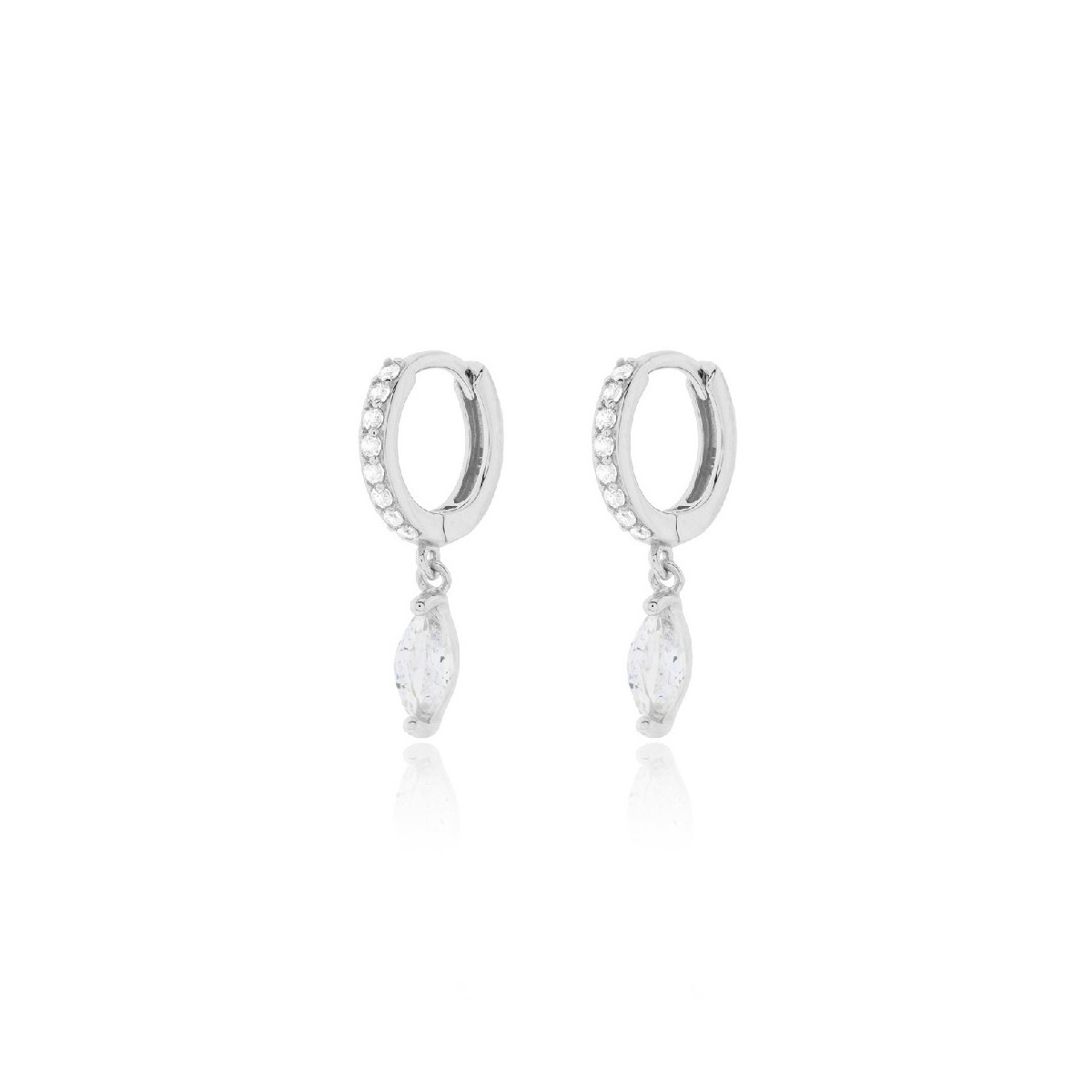 PENDIENTES PLATA AROS JULIETA