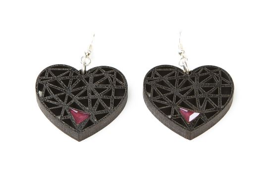 PENDIENTES PLATA CORAZONMY