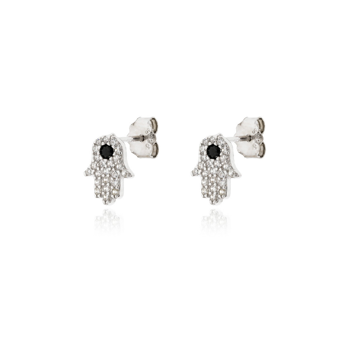 PENDIENTES PLATA MANO FATIMA