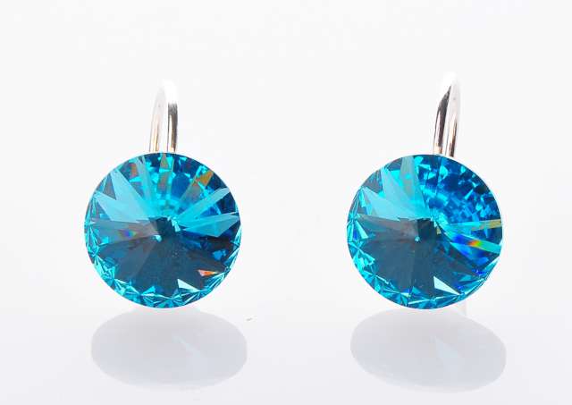 PENDIENTES SWAROVSKI RIVOL AQUAMARINE