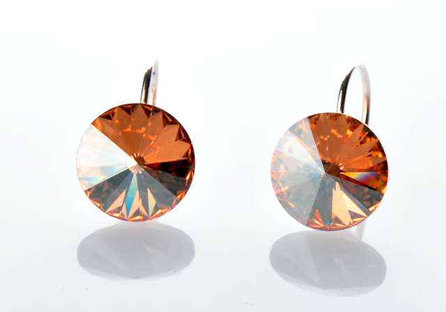 PENDIENTES SWAROVSKI RIVOL GOLDEN SHADOW