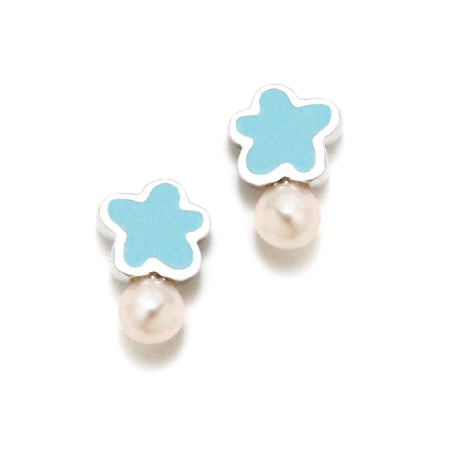 PENDIENTES TUYYO NUBE AZUL-PERLA NEW BEBÉ