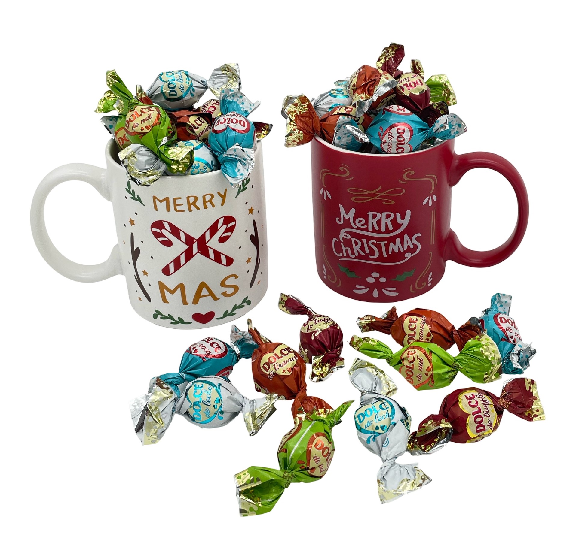 SET 2 TAZAS CHRISTMAS CHOCOBALLS 130 gr.