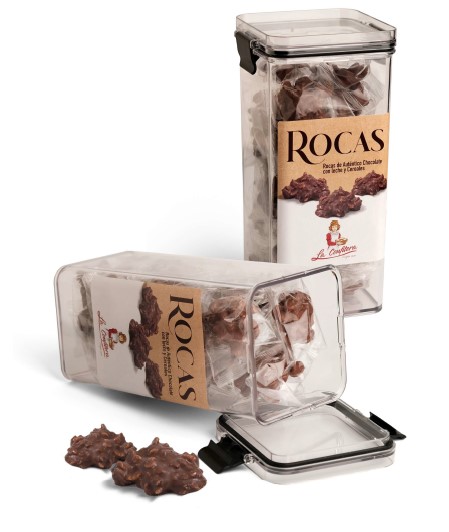 TARRO ROCAS CON CHOCOLATE CON LECHE 500 gr.